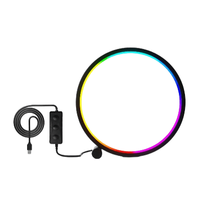 Modern Rainbow Lamp with Alexa and Google Compatibility