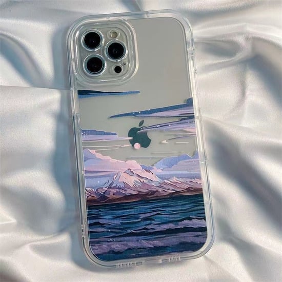 Mountains and Sunset II iPhone Case - ChunkCase