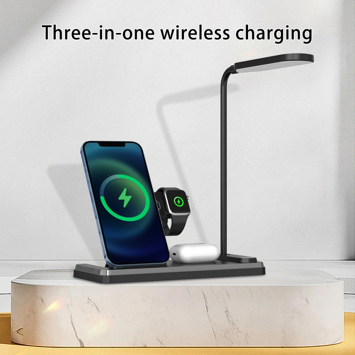 Multifunctional 4-in-1 Wireless Charging Lamp