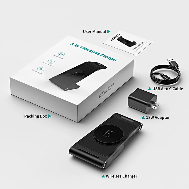 PowerFlux Three-in-one Wireless Charger