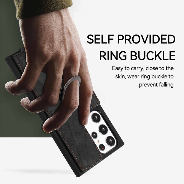 Multi-Card Finger Ring Buckle Samsung Galaxy Case - ChunkCase
