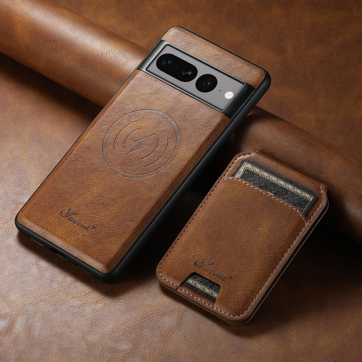 Magnetic Leather Phone Case for Google Pixel