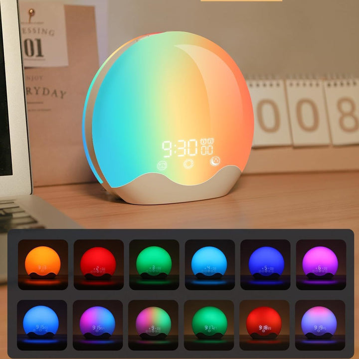 Rainbow LED Electronic Alarm Clock Light - ChunkCase