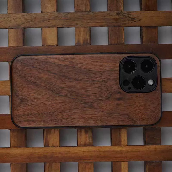 Walnut Wood iPhone Case