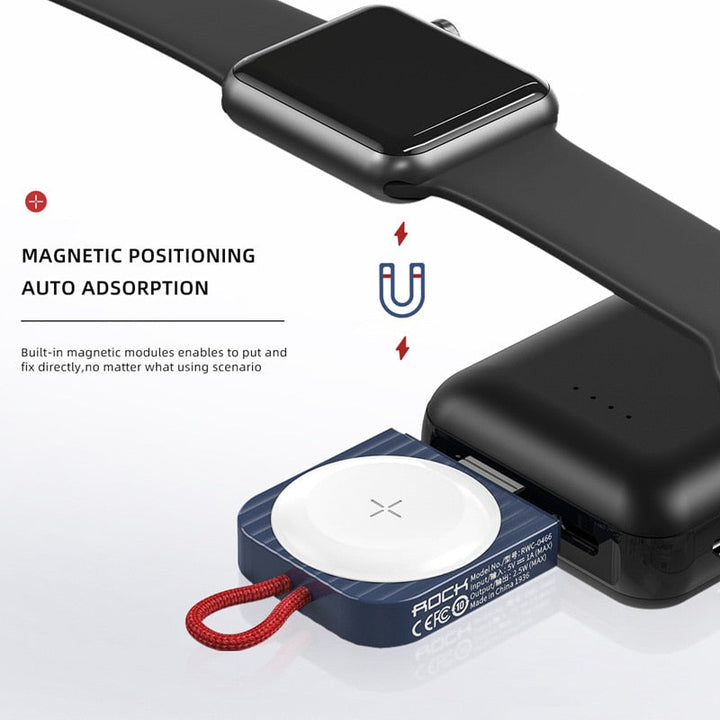 Ultra-Portable Magnetic Wireless Universal Fast Charger for Apple Watch - ChunkCase