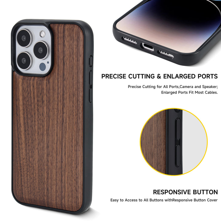 Walnut Wood iPhone Case