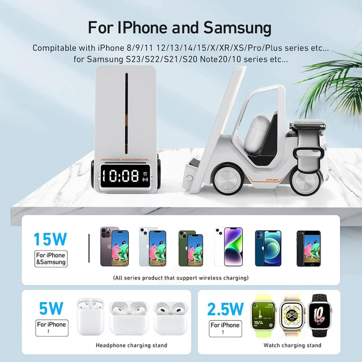 Forklift Truck 3-in-1 Wireless Charger