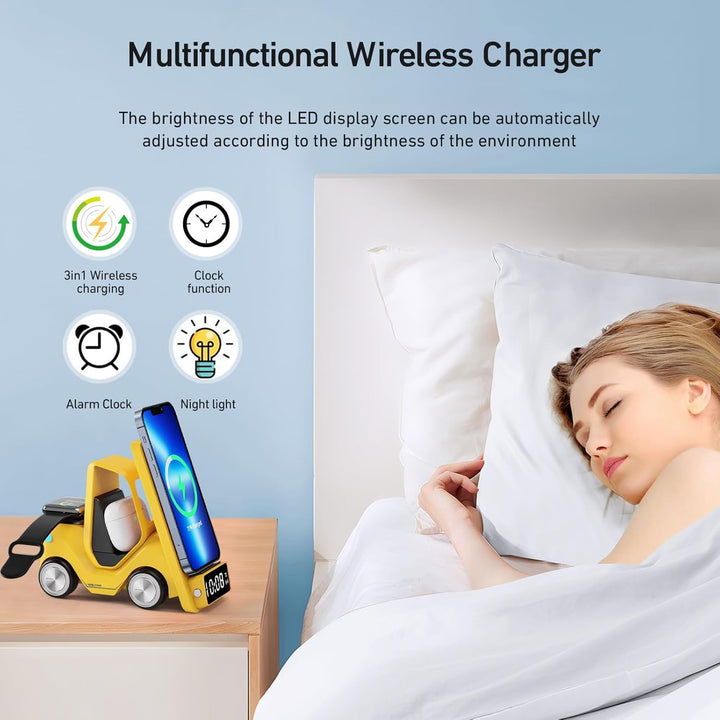 Forklift Truck 3-in-1 Wireless Charger