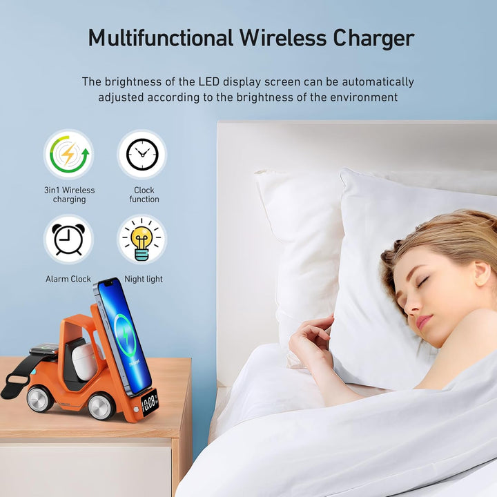 Forklift Truck 3-in-1 Wireless Charger