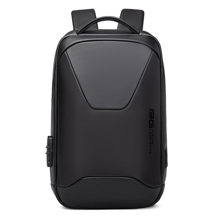 Elegant Leather Laptop Backpack
