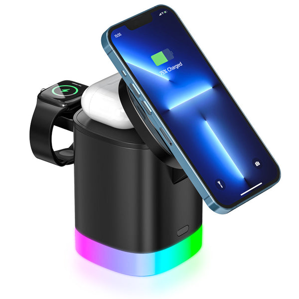 RGB 3-in-1 Magnetic MagSafe Fast Charger