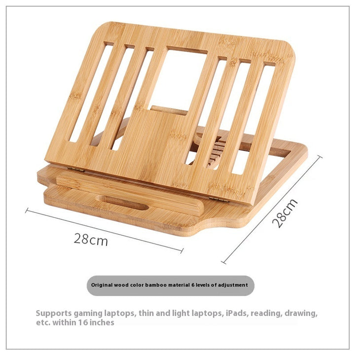 EcoView Bamboo Notebook Stand