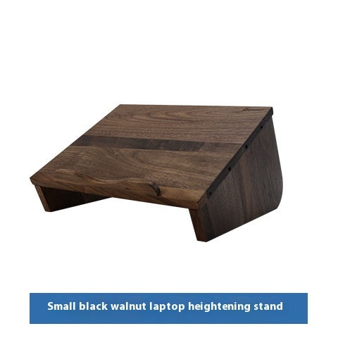 Tilted Wooden Vertical Laptop Stand