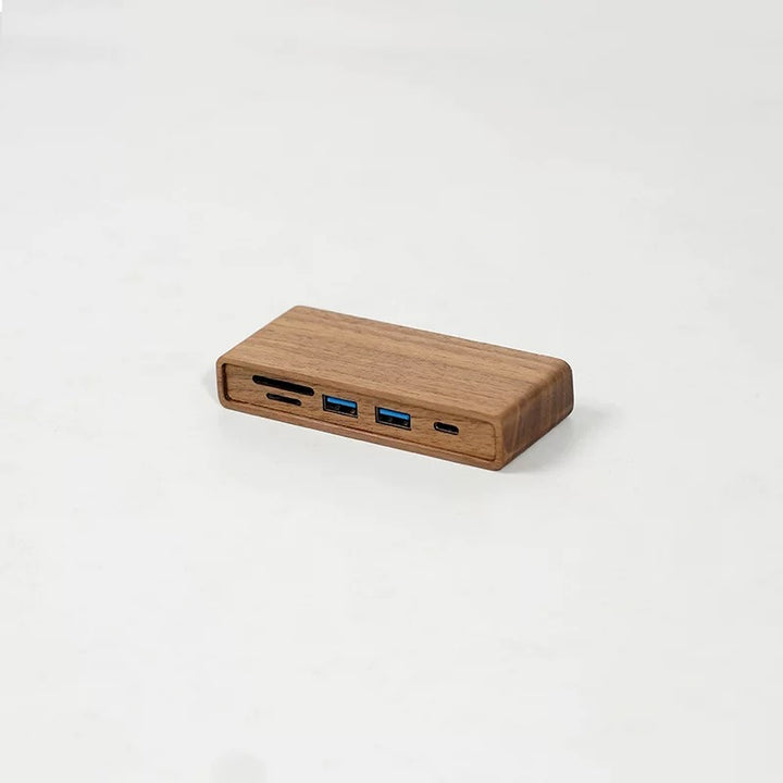 Solid Wood Under-Table USB 3.0 Docking Station