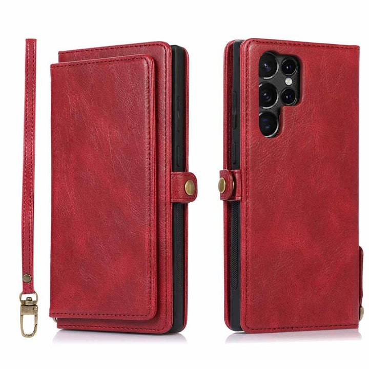 Multi-Card Leather Magnetic Samsung Galaxy Case - ChunkCase