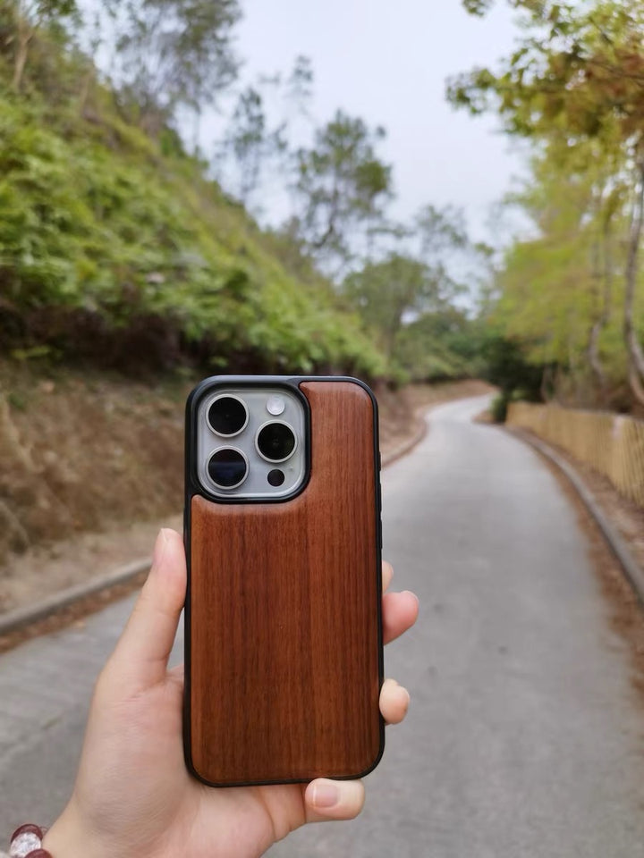 Walnut Wood iPhone Case