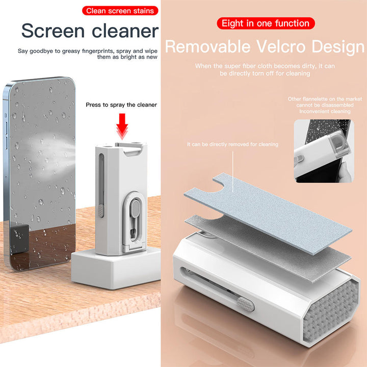 8-in-1 Ultimate Swipe Clean Kit: Multifunctional Dust and Screen Cleaner - ChunkCase