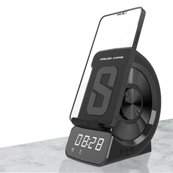 Sleek Tire Wheel Wireless Charger with Bluetooth Clock and Speaker - ChunkCase
