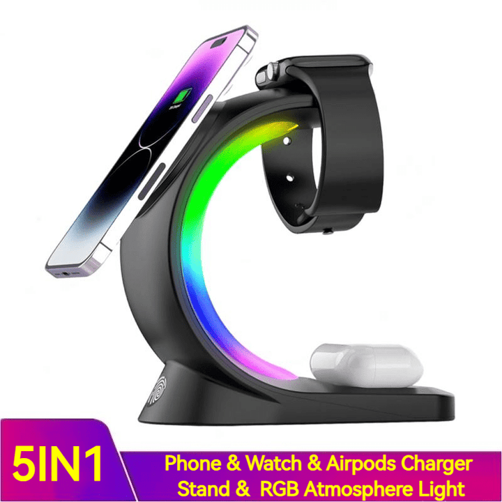 MagnaCharge 4-in-1 Wireless Charger with RGB