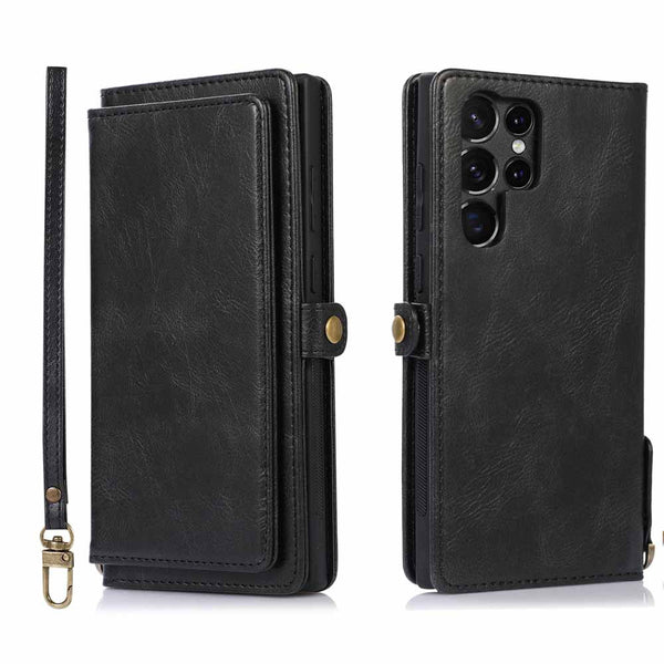 Multi-Card Leather Magnetic Samsung Galaxy Case