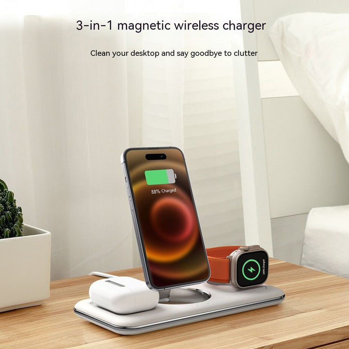 MagFold 3-in-1 Foldable Wireless Charger