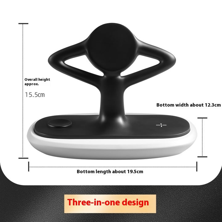 Creative Three-in-one Magsafe Magnetic Mobile Phone Wireless Charging Bracket