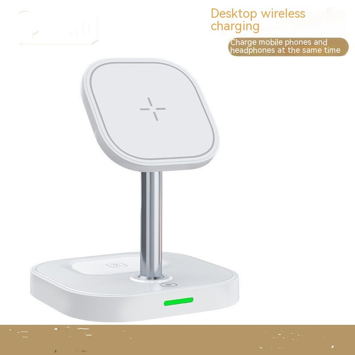 Sleek 2-in-1 Magnetic Wireless Charger with 15W Fast Charge - ChunkCase