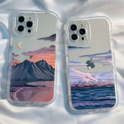 Sunset and Mountain iPhone Case - ChunkCase