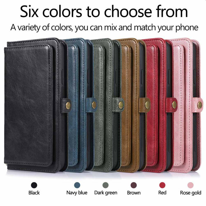 Multi-Card Leather Magnetic Samsung Galaxy Case - ChunkCase