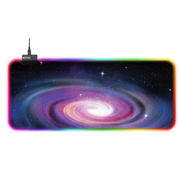 GalaxyGlow Oversized Luminous RGB Mouse Pad