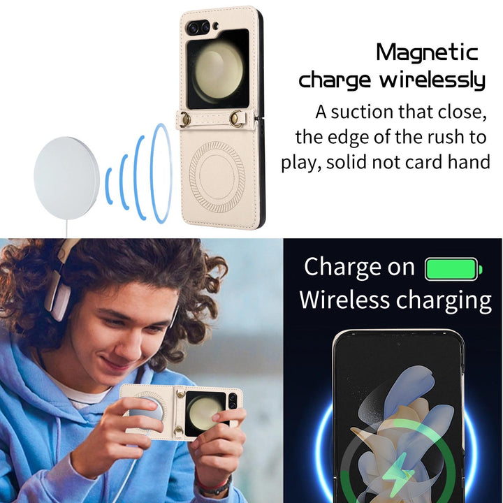 MagCross Wireless Charging Samsung Galaxy Flip Z Case - ChunkCase