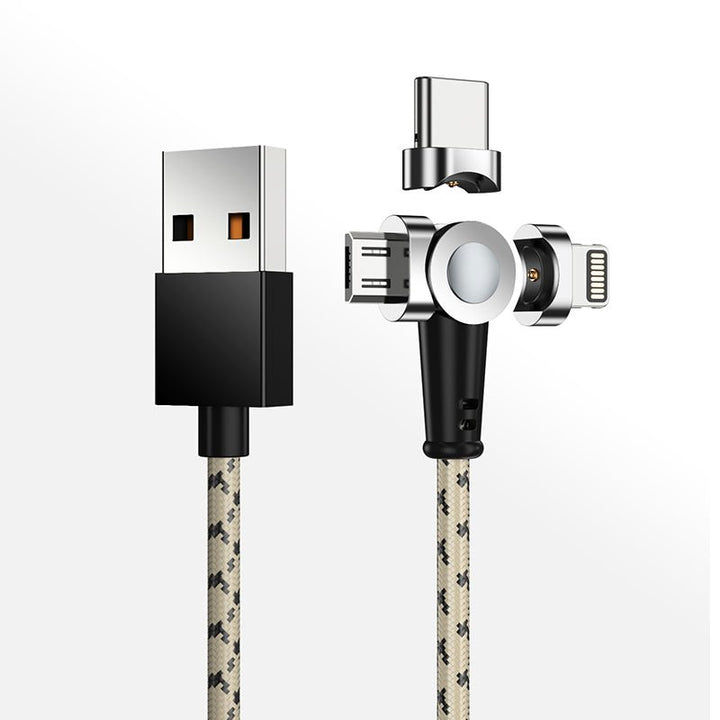 3-in-1 Magnetic Interchangeable Charging Cable