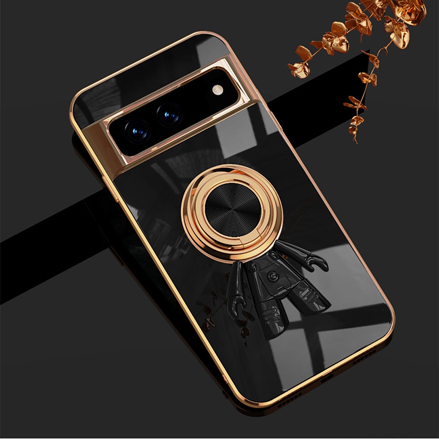 Astronaut Ring Stand Google Pixel Case - ChunkCase