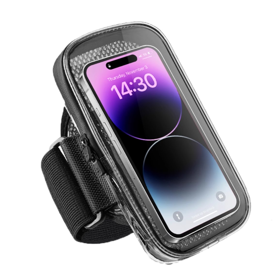 Clear Waterproof Arm Pouch - Compatible with: iPhone Samsung Google Pixel Phones - ChunkCase