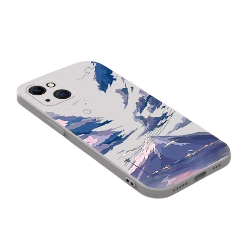 Mt. Fuji in Anime iPhone Case - ChunkCase