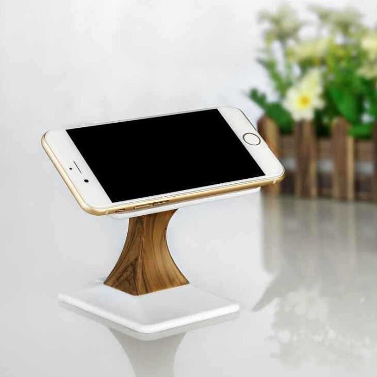 Premium Wood Grain Desktop iPhone Wireless Charger - ChunkCase