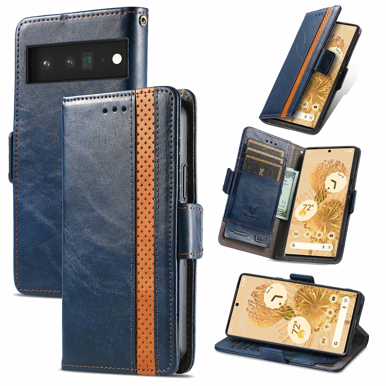 Premium Faux Leather Wallet Google Pixel Case - Electronics Accessories - ChunkCase