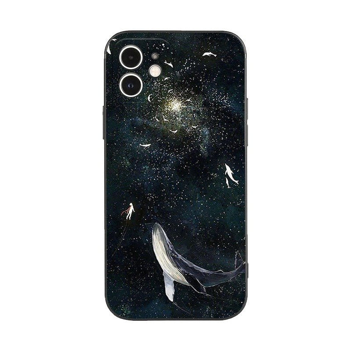 Midnight Whale iPhone Case - ChunkCase