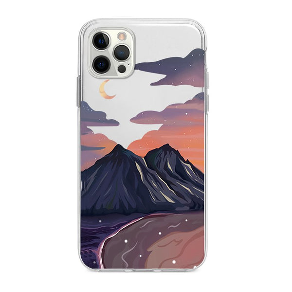 Mountains and Sunset II iPhone Case