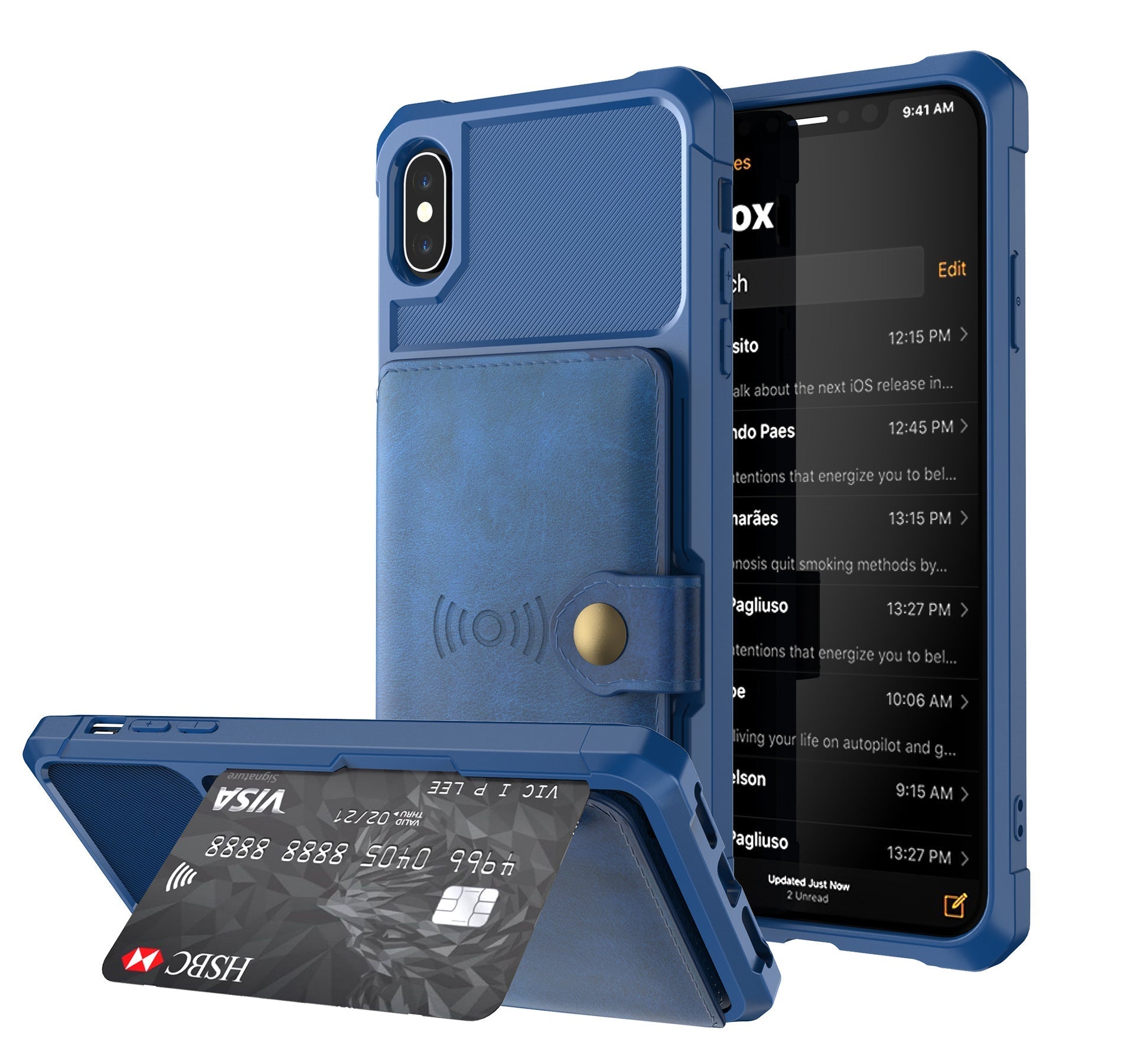 Multi Functional Wallet iPhone Case -#option1-#-ChunkCase