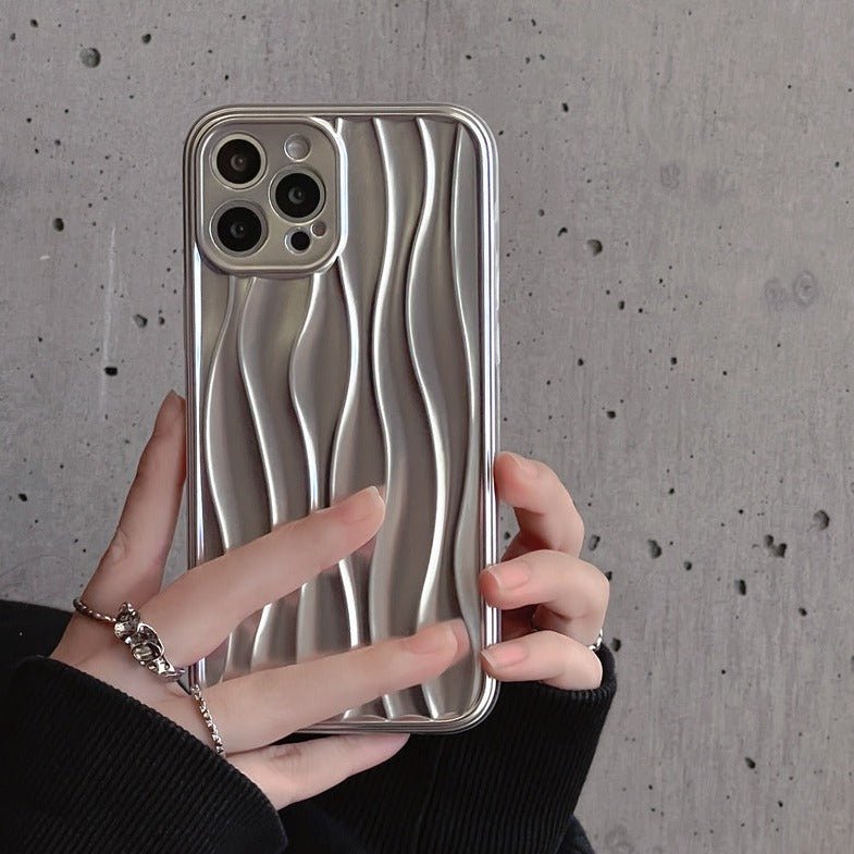 Swirly Metal iPhone Case -#option1-#-ChunkCase