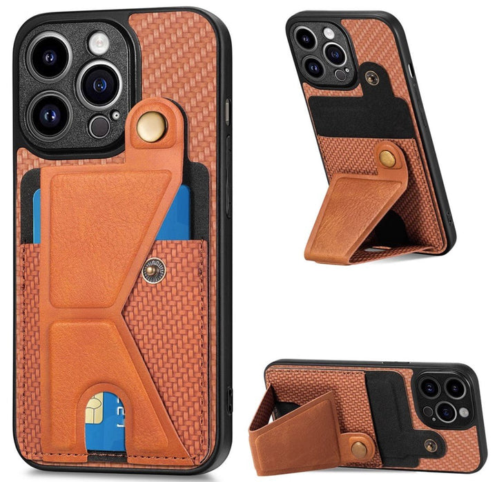 K Stand iPhone Wallet Card Case - ChunkCase